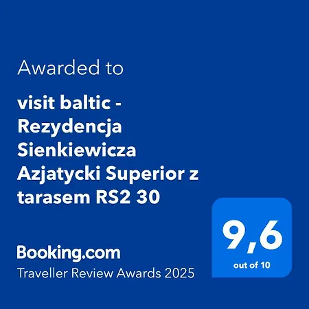 Апартаменты Visit Baltic - Sienkiewicza Z Tarasem Rs2 30